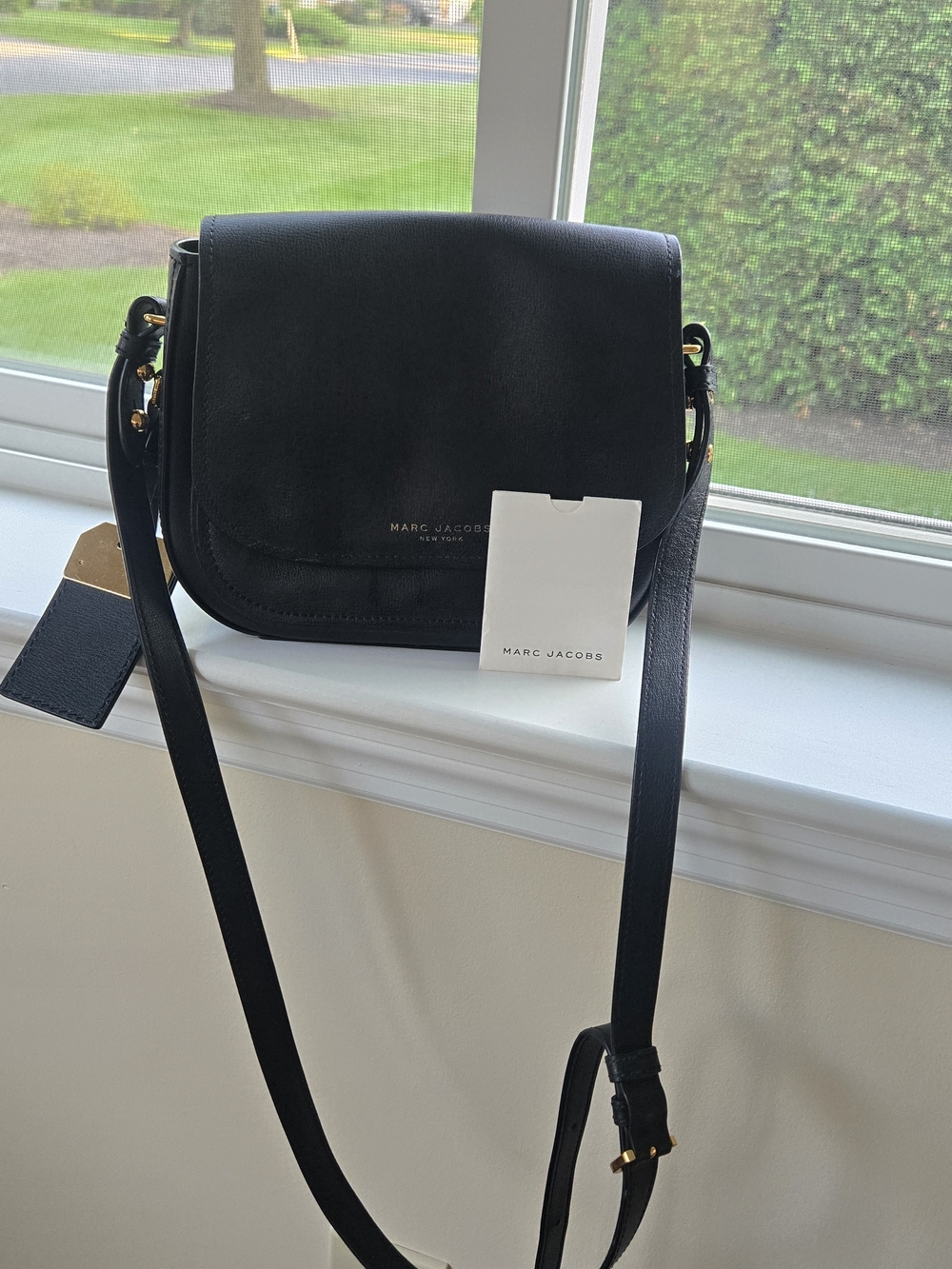 Marc Jacobs Black Leather Crossbody Bag